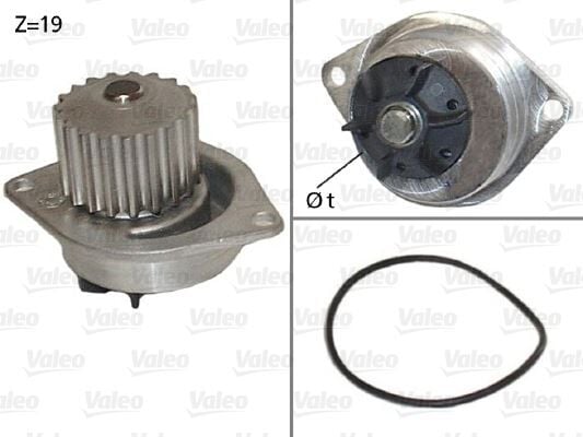 VALEO 506595 DEVİRDAİM 106-206-307-C2-C3-C4-SAXO-XSARA-BERLINGO-PARTNER 1.6 16V-DFM SUCCE 1.6 16V 09-13 TU5JP4 - Görsel 1