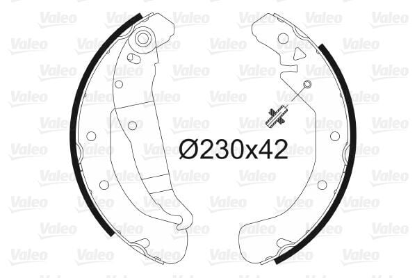 VALEO 562640 ARKA FREN PAPUÇ BALATASI ASTRA G 98-05 ASTRA H 04> COMBO C 01> - Görsel 1
