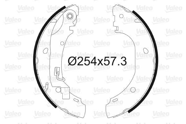 VALEO 564025 ARKA PABUÇ BALATA BOXER II 2.2 HDI 02-06 JUMPER I 2.5 TDI 94-02 DUCATO 2.3 -2.8 JTD 02-06 - Görsel 1