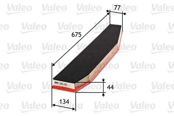 VALEO 585313 HAVA FILTRESI BMW X3 N47 M57 E83 - Görsel 1