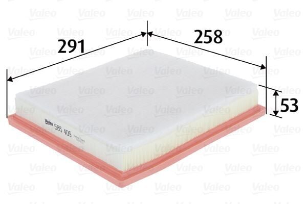 VALEO 585409 HAVA FİLTRESİ INSIGNIA A 09>17 1.4 Turbo EcoFlex-1.6-1.6 16V-1.8-2.0CDTİ-Biturbo-Turbo-2.8 V6 T - Görsel 1