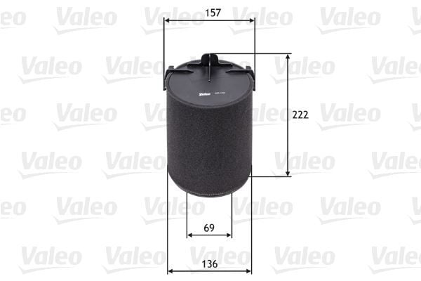 VALEO 585742 HAVA FİLTRESİ GOLF-CADDY III-PASSAT-JETTA III-TOURAN-TOLEDO III-OCTAVIA-LEON1.2TSI-1.4TSI-1.6-2.0FSI - Görsel 1