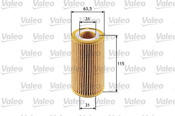 VALEO 586524 YAG FILTRESI BMW M47 E39 E46 . LAND ROVER FREELANDER I 204D3 L314 Td4 - Görsel 1