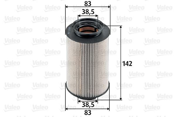 VALEO 587909 0986TF0043 YAKIT FİLTRESİ CADDY 04>GOLF 03>JETTA 05-10 -OCTAVIA 04-10 -TOURAN 03-10 2.0 1.9TDI - Görsel 1