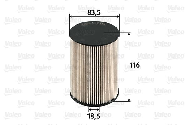 VALEO 587919 YAKIT FİLTRESİ CADDY III-GOLF V-JETTA III-OCTAVIA-TOLEDO III-LEON-ALTEA-A3 1.9TDI-2.0TDI - Görsel 1