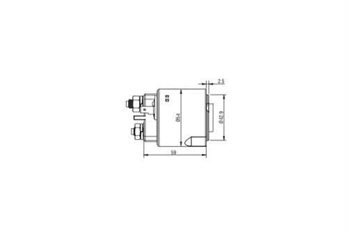 VALEO 594288 MARŞ OTOMATİĞİ ELEKTROMANYETİK D7E1 CLIO III-MODUS 1.2 16V 05 >-TWNG - Görsel 1