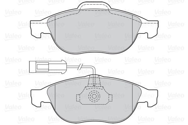 VALEO 670880 ÖN FREN BALATASI ALFA ROMEO 156 97>05 147 01>10 FİŞLİ - Görsel 1