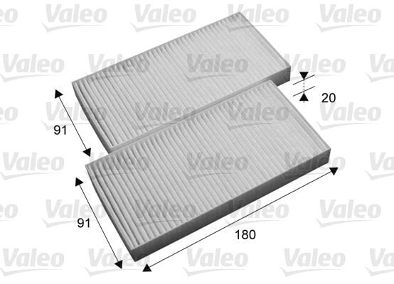 VALEO 715696 POLEN FİLTRESİ DODGE NITRO 07>12 JEEP GRAND CHEROKEE III 07>12 CHEROKEE 07>12 2.8 CRDI 4.0 - Görsel 1