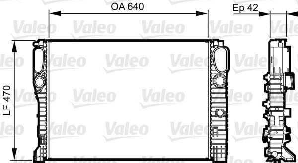 VALEO 732855 MOTOR SU RADYATORU MERCEDES C219 W211 S211 - Görsel 1