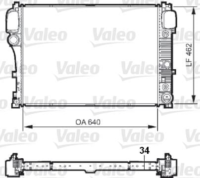 VALEO 735298 MOTOR SU RADYATORU MERCEDES S-CLASS W221 05>13 - Görsel 1