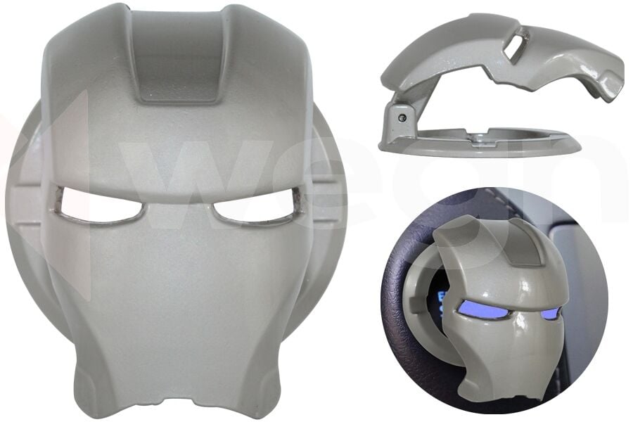 WEGNA AC01-005 IRON MAN START STOP KORUYUCU KAPAK GRİ - Görsel 1