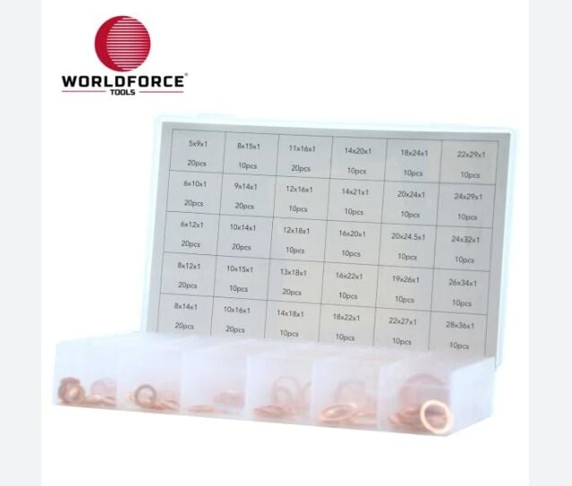 WORLDFORCE 11081 BAKIR PUL SETİ 400 PARÇA - Görsel 1