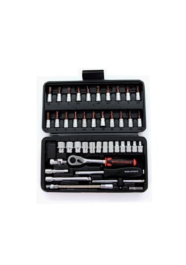 WORLDFORCE 11502 LOKMA TAKIMI 46 PARÇA S-ULTRA 1/4 GARAJ EKİPMANLARI HIRDAVAT - Görsel 1