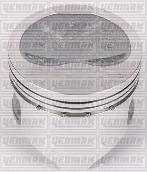 YENMAK 31-03395-000 MOTOR PİSTON SEGMAN FIAT TEMPRA-TİPO TOFAŞ SLX 1600 86.40 ÇAP STD - Görsel 1
