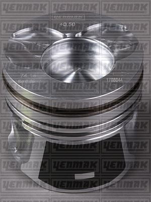 YENMAK 31-03460-051 PİSTON SEGMAN FIESTA/FUSION/BIBPER/MEMO/C2/C3/206/307 1.4 TDCİ/HDİ 68 PS DV4 EURO 4 0.50 -0.20 KI SA ÇAP: 73.7 MM - Görsel 1