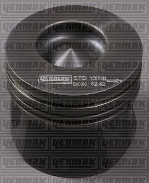YENMAK 31-03464-000 PİSTON SEGMAN CONNECT 1.8 TDCI 90PS 02> STD ÇAP: 82.50MM - Görsel 1