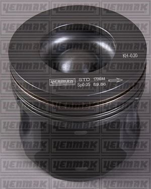 YENMAK 31-03469-051 PİSTON SEGMAN TRANSIT V347 2.4 TDCİ 100PS 0.50 -0.20 KISA ÇAP: 89.91MM - Görsel 1