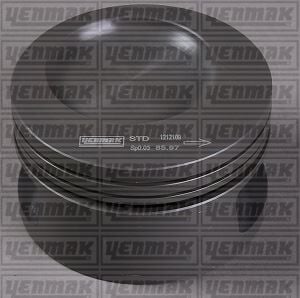 YENMAK 31-03805-100 MOTOR PİSTON SEGMAN 1.00 KADETT GSI-OMEGA-CALIBRA-VECTRA 86 > 2.0 NE 86.5 - Görsel 1
