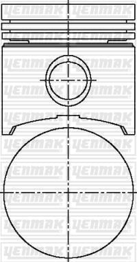 YENMAK 31-03901-000 MOTOR PİSTON SEGMAN STD R1227-R1397-R2387-R4 2430-R4 BREAK LONG-R4 F6R 2370-R4 FOURGON NETTA - Görsel 1