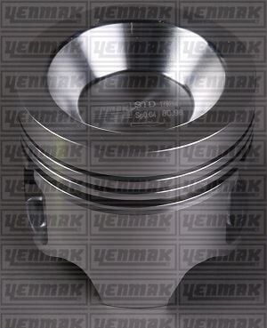 YENMAK 31-04158-000 MOTOR PISTON SEGMAN STD 81.00 CAP R9 R11 FLASH R21 MANAGER 1.7 F2N 87-335100-12 - Görsel 1
