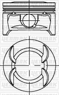 YENMAK 31-04231-000 PİSTON SEGMAN STD ASTRA H-J INSIGNIA A-MOKKA-ZAFIRA B-TRAX-CRUZE-AVEO 1.6 16V A/B/Z16XER-LDE 79mm - Görsel 1