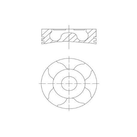 YENMAK 31-04282-040 MOTOR PİSTON SEGMAN 0.40 69.60 CORSA C-COMBO C-PALIO-ALBEA-DOBLO 1.3D MJET 1.3CDTI Z13DT 01>EURO 4 70PS 87-137606 / 87-844406-22 - Görsel 1