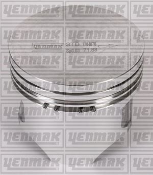 YENMAK 31-04951-000 PİSTON SEGMAN STD 71.91MM FIESTA 08>17 1.25 EFI 16V ZETEC BENZINLI - Görsel 1