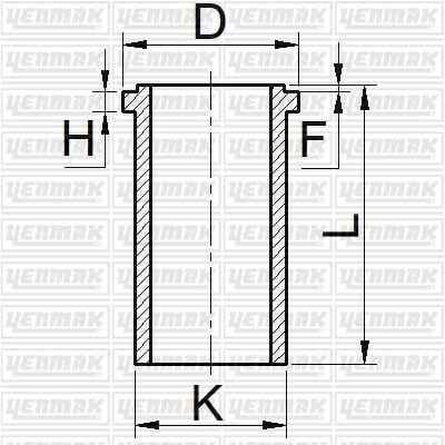 YENMAK 51-65994-000 GOMLEK STD HILUX 90-00 - Görsel 1