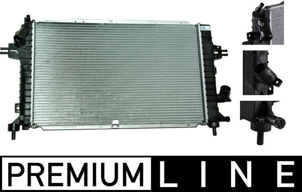 MAHLE CR920000P RADYATÖR ASTRA H 1.3-1.7-1.9 CDTİ 04 > ZAFIRA 1.7-1.9 CDTI 05 > AC KLİMASIZ-KLİMALI MEK 599x368x26