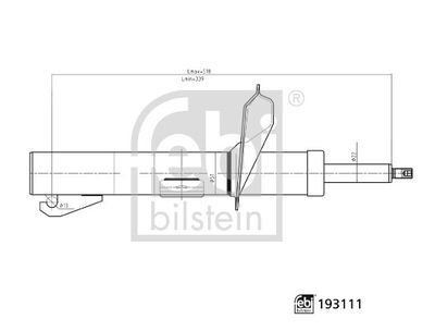 FEBI 193111 AMORTİSÖR ÖN SAĞ FORD CONNECT 02>