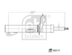 FEBI 193111 AMORTİSÖR ÖN SAĞ FORD CONNECT 02>