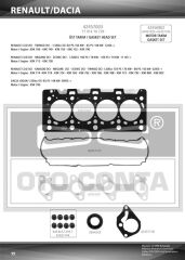 OTOCONTA 42457003 ÜST TAKIM CONTASI CLIO-KNG-MGN-LOGAN-SANDERO 1.5DCI K9K 712-714-718-724-760 TEFLON KEÇELİ SUB.LAS
