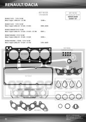 OTOCONTA 40116103 ÜST TAKIM CONTA SETİ CLIO II 98>05 KANGOO 97> MEGANE I 96>03 MEGANE Sc nic 97>99 SUPERNOVA 00>03 SOLENZA 03>05 1.4 E7J KEÇELİ SUBAP LASTİKLİ