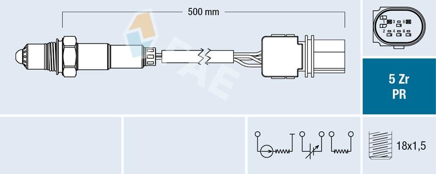 FAE 75060 OKSİJEN SENSÖRÜ ÖN ASTRA J-CORSA D-MERIVA B 1.3 CDTI A13DTE-DTC INSIGNIA A-ZAFIRA C 2.0 CDTI Z/A20DT H-DTE-DTJ VIVARO-MOVANO 2.0-2.5 BMW 1-2-3-4-5-6-7-X3-X4-X5-X6