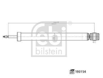 FEBI 193154 AMORTİSÖR ARKA FORD FİESTA 08>