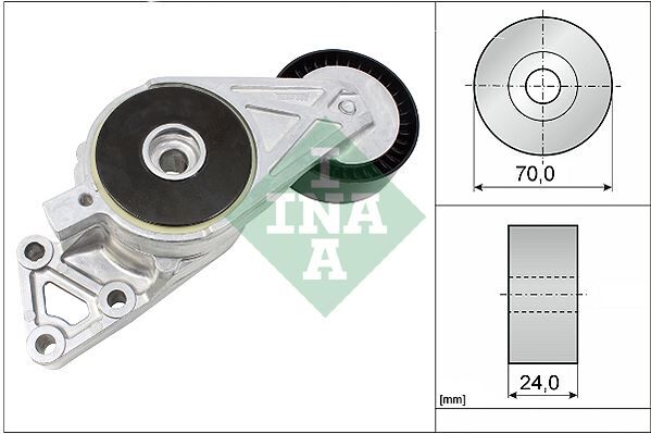 INA 533007630 ALTERNATÖR GERGİ RULMANI KÜTÜKLÜ T5-PASSAT-CADDY-GOLF4/5-JETTA-TOLEDO-LEON-IBIZA 1.6-1.8-2.0