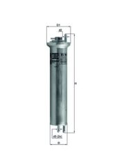 MAHLE KL96 YAKIT FILTRESI BMW M54 M62 E39 E38 E53