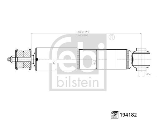 FEBI 194182 ÖN AMORTİSÖR SAĞ/SOL TRANSPORTER T4 CARAVELLA 91-03