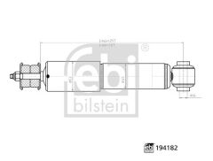 FEBI 194182 ÖN AMORTİSÖR SAĞ/SOL TRANSPORTER T4 CARAVELLA 91-03