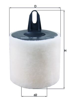 MAHLE LX1651 HAVA FILTRESI BMW N43 N45 N46 E81 E82 E87 E88 E90 E91 E92 E93 E84