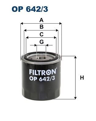 FILTRON OP642.3 YAĞ FİLTRESİ MEGANE III 09> 1.5dCi 1.9dCi SCENIC III 09> 1.9dCi LATITUDE 11> LAGUNA III 07>15 NAVARA 07> 3.0 DCİ 09> 8200893554
