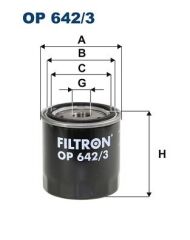 FILTRON OP642.3 YAĞ FİLTRESİ MEGANE III 09> 1.5dCi 1.9dCi SCENIC III 09> 1.9dCi LATITUDE 11> LAGUNA III 07>15 NAVARA 07> 3.0 DCİ 09> 8200893554