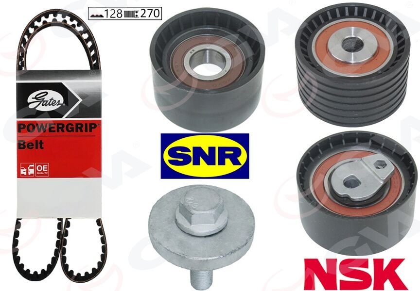 GVA 59T1820G EKSANTRİK GERGİ KİTİ 128x270 LAGUNA 98-01 -MEGANE 99 -SCENIC 00-03 -ESPACE III 1.8-2.0 16V