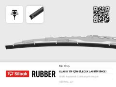 SILBAK SLT55 SİLECEK LASTİĞİ 550MM TEL TAKILAN DUCATO ORJ.LASTİĞİ-MGN SÜRÜCÜ-BMW-AUDI-VW