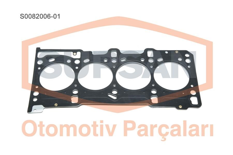 SUPSAN S0082006-01 SİLİNDİR KAPAK CONTASI 0.82mm ASTRA H-ASTRA J-CORSA C-D-E MERIVA A-B AVEO-LINEA-PUNTO-FIORINO-EGEA DOBLO-NEMO-BIPPER 1.3 CDTI MTJ-DTH-DT-DTE-DTJ-DTN-DTR-JTD-HDI-FHZ 1 ÇENTİK -55278855
