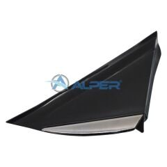ALPER 252069 AYNA KENAR BAKALİTİ SOL KROM NIKELAJLI RENAULT MEGANE IV 15>