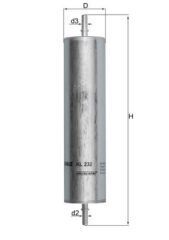 MAHLE KL232 YAKIT FILTRESI LAND ROVER FREELANDER I 204D3 L314 TD4