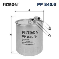 FILTRON PP840.6 YAKIT FILTRESI MERCEDES OM646 W203 W204 C219 W211 W221 W639 B906