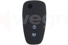 WEGNA AC01-014 KONTAK ANAHTAR KUMANDA KORUYUCU KILIF SİLİKON FORD TRANSIT-MONDEO-FOCUS-RANGER-C MAX-S MAX SİYAH