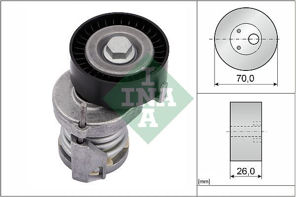 INA 534012320 ALTERNATÖR GERGİ RULMANI KÜTÜKLÜ POLO-GOLF4-BORA 1.6-1.4-1.6 16V AEE-ALM-AFH-AHW-BBY-BKY-BBZ-BCB